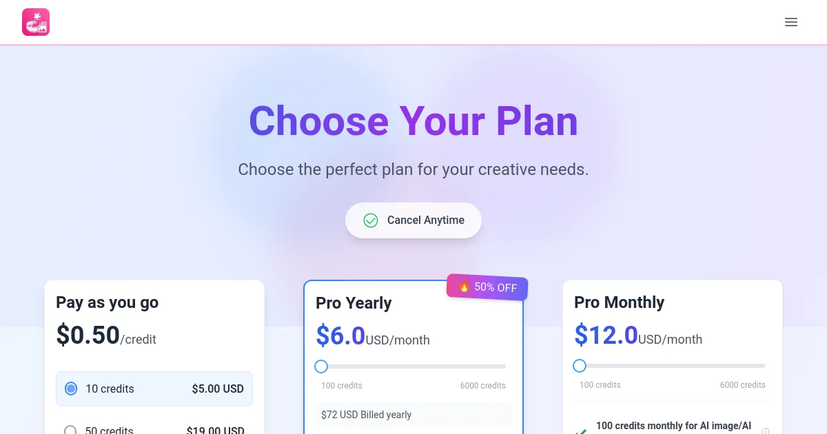 Imgkits pricing page