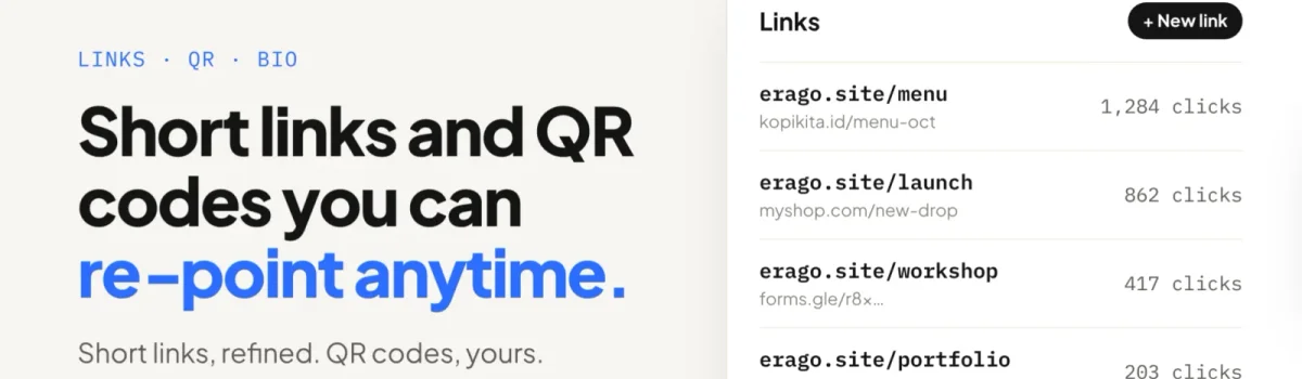 Erago header image