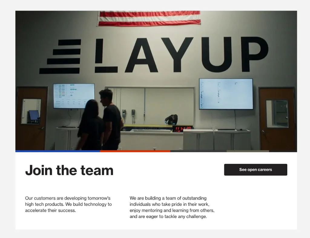 Layup Parts header image