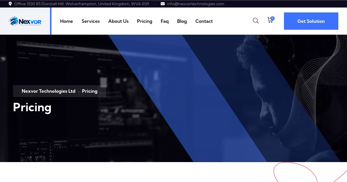 Nexvor Technologies Ltd pricing page