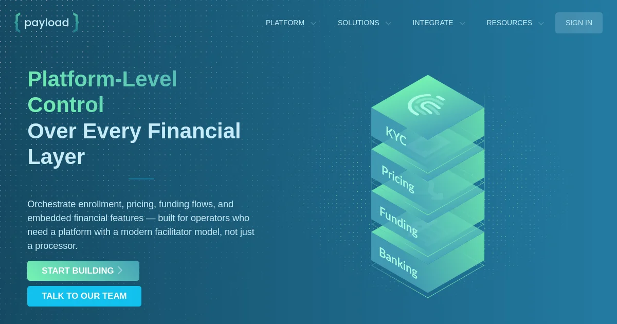 Payload pricing page