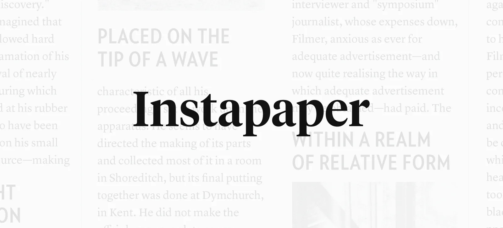 Instapaper header image