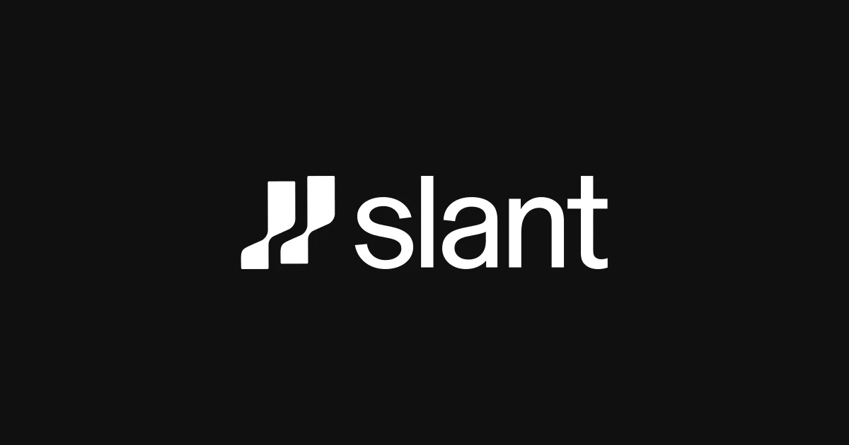 slant header image