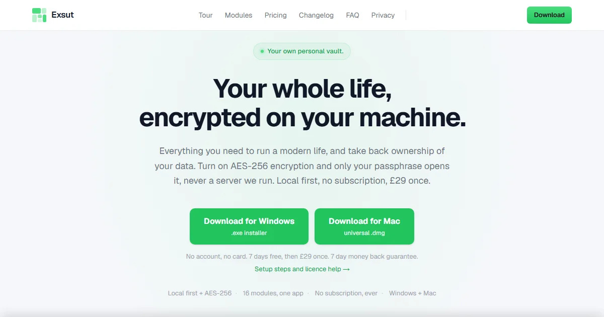 Exsut header image