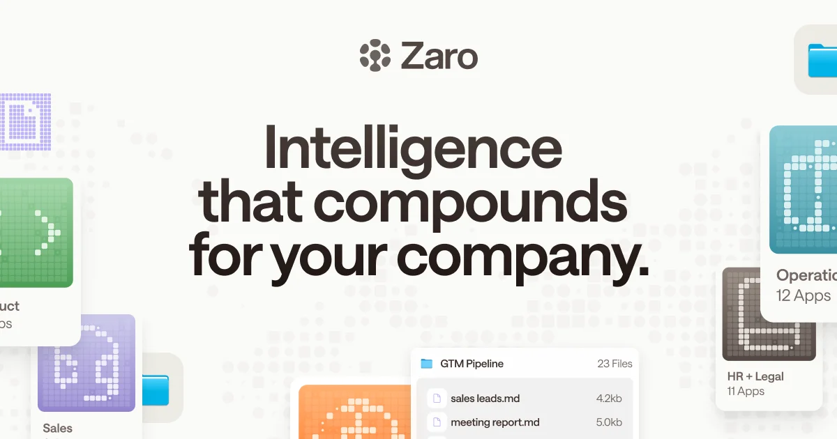 Zaro header image
