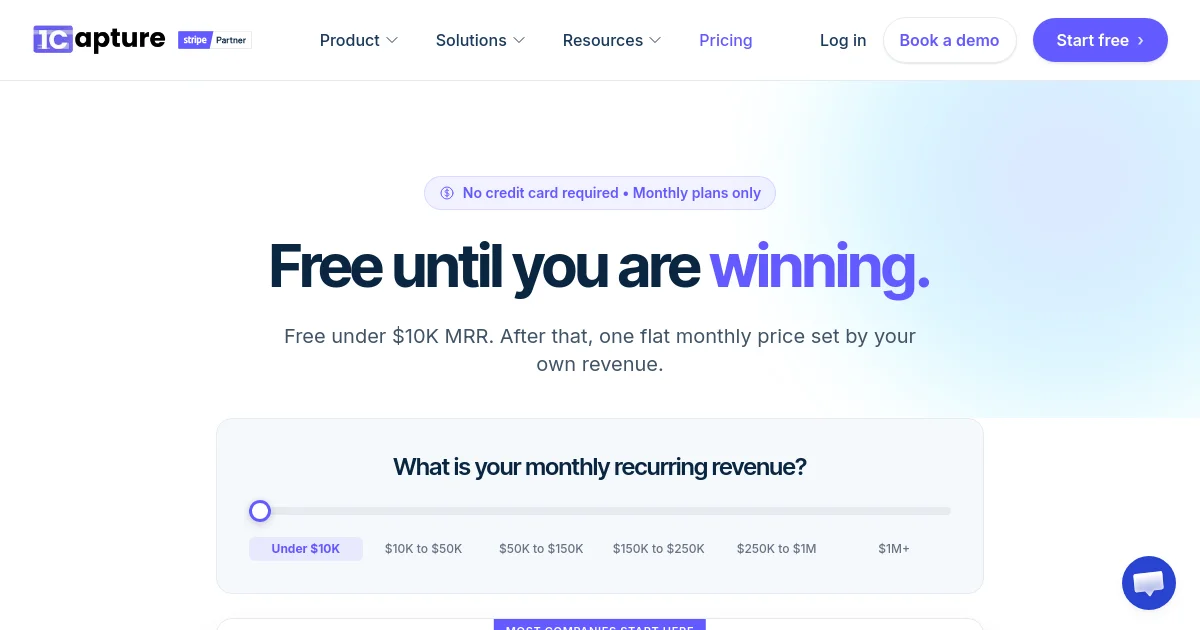 1Capture pricing page
