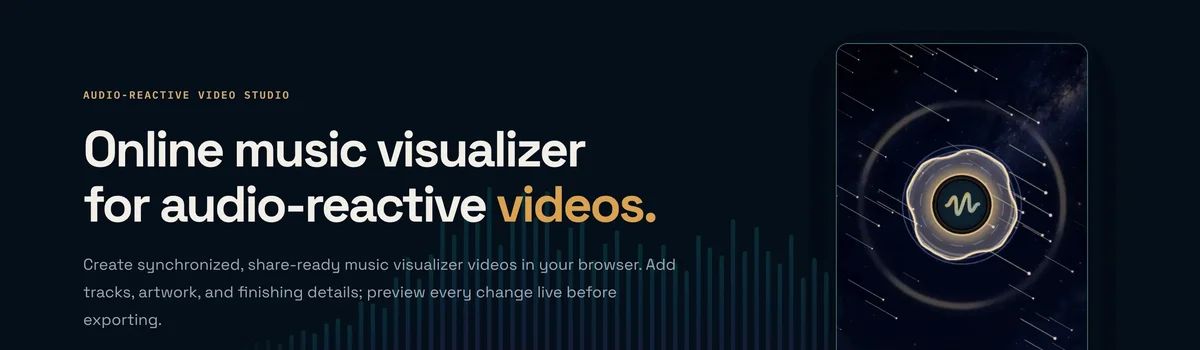Music Visualizer header image