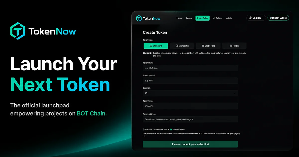 Tokennow header image