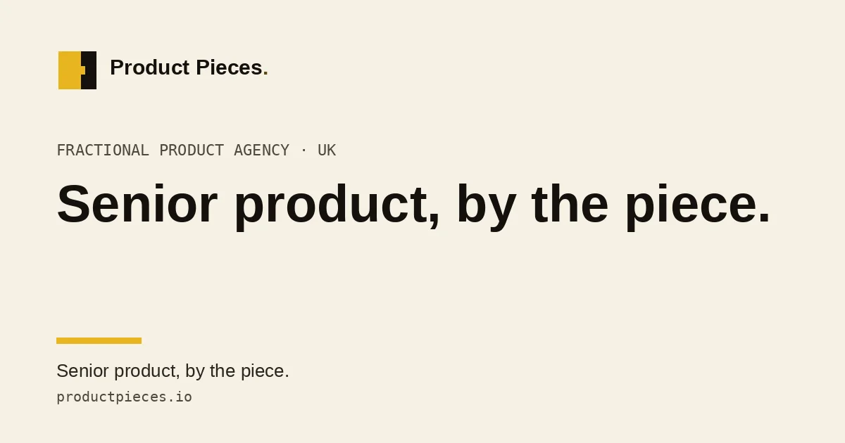 Product Pieces header image