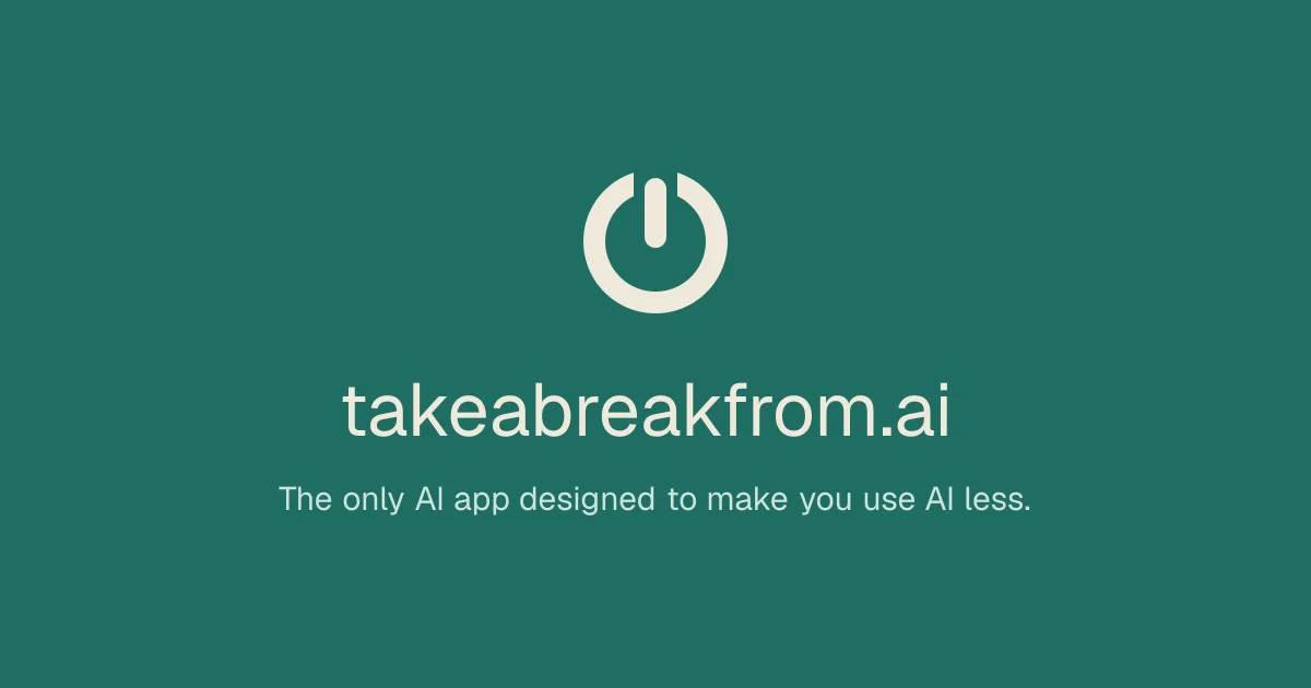 Takeabreakfrom header image