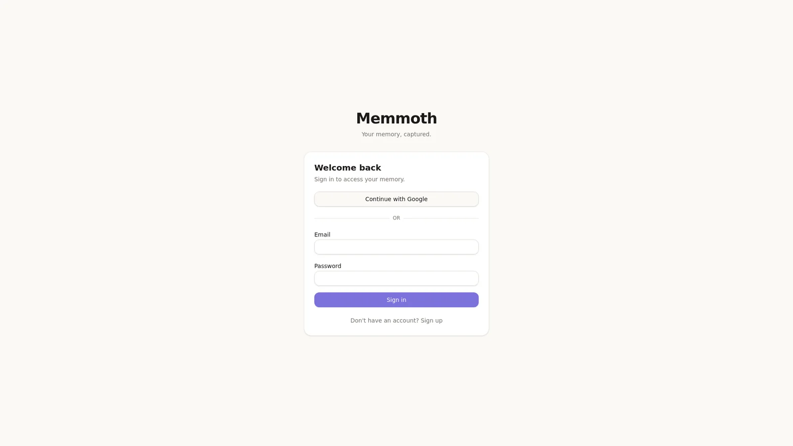 Memmoth header image