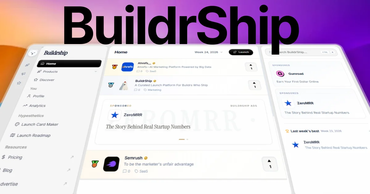 Buildrship header image