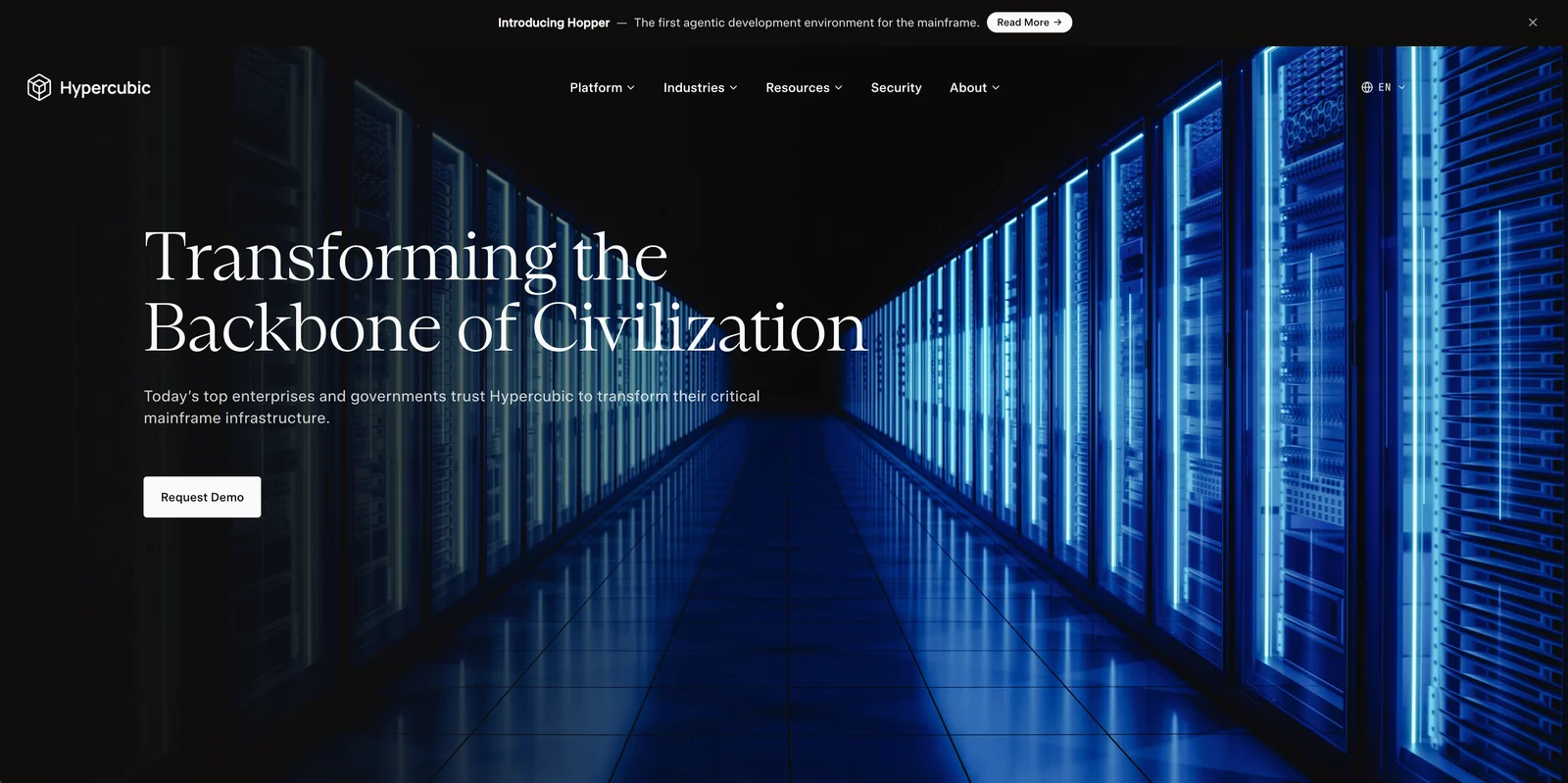 Hypercubic header image