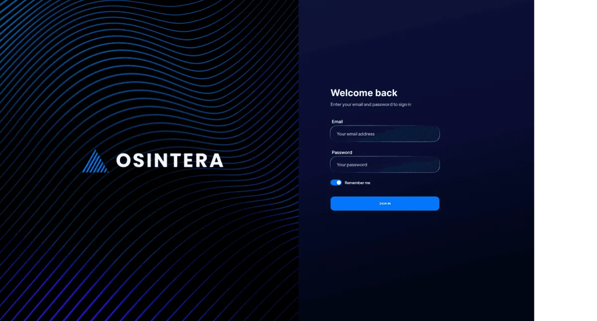 Osintera header image