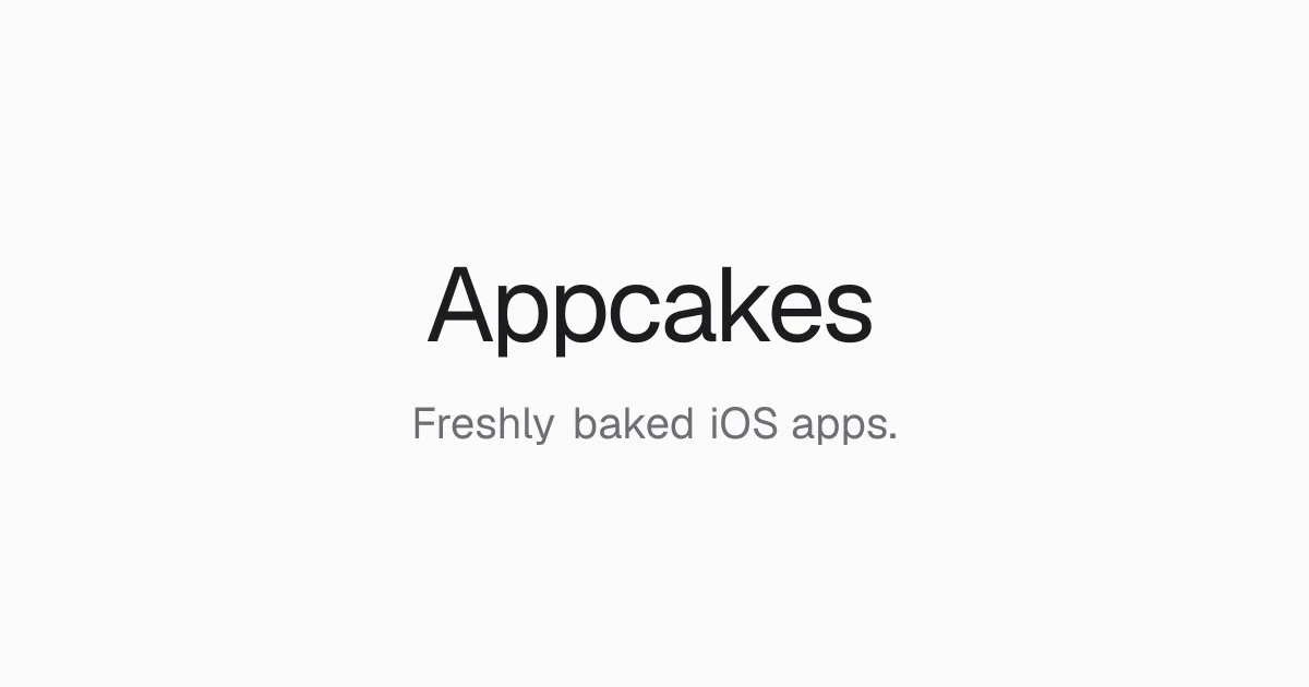 Appcakes header image