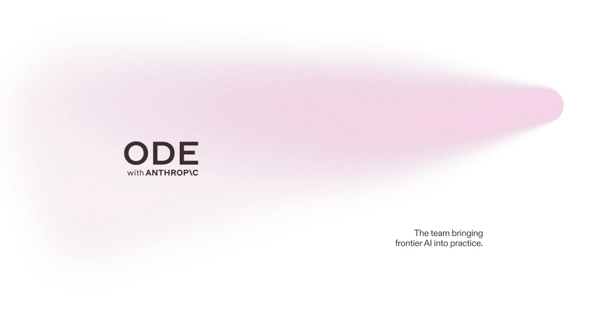 Ode with Anthropic header image