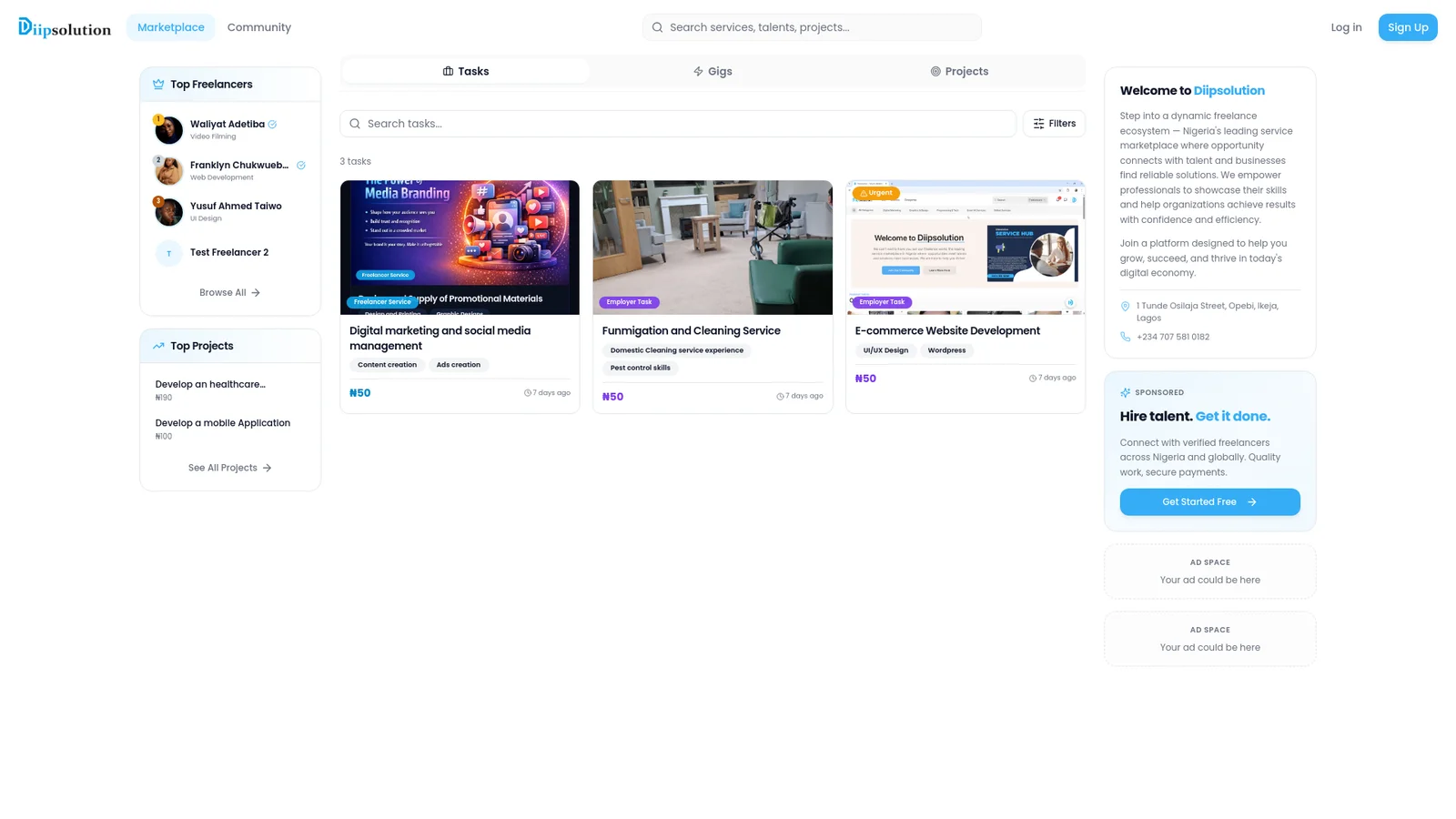 Diipsolution header image