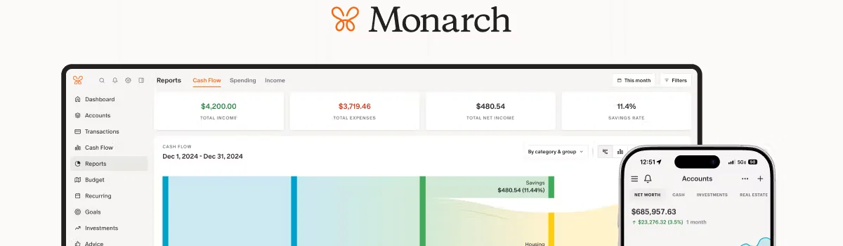 Monarch Money header image