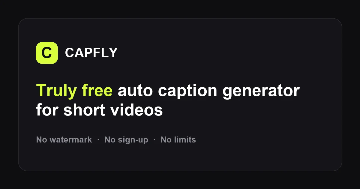 Capfly header image