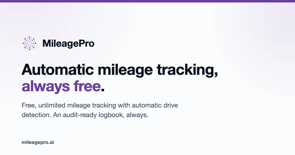 Mileagepro header image