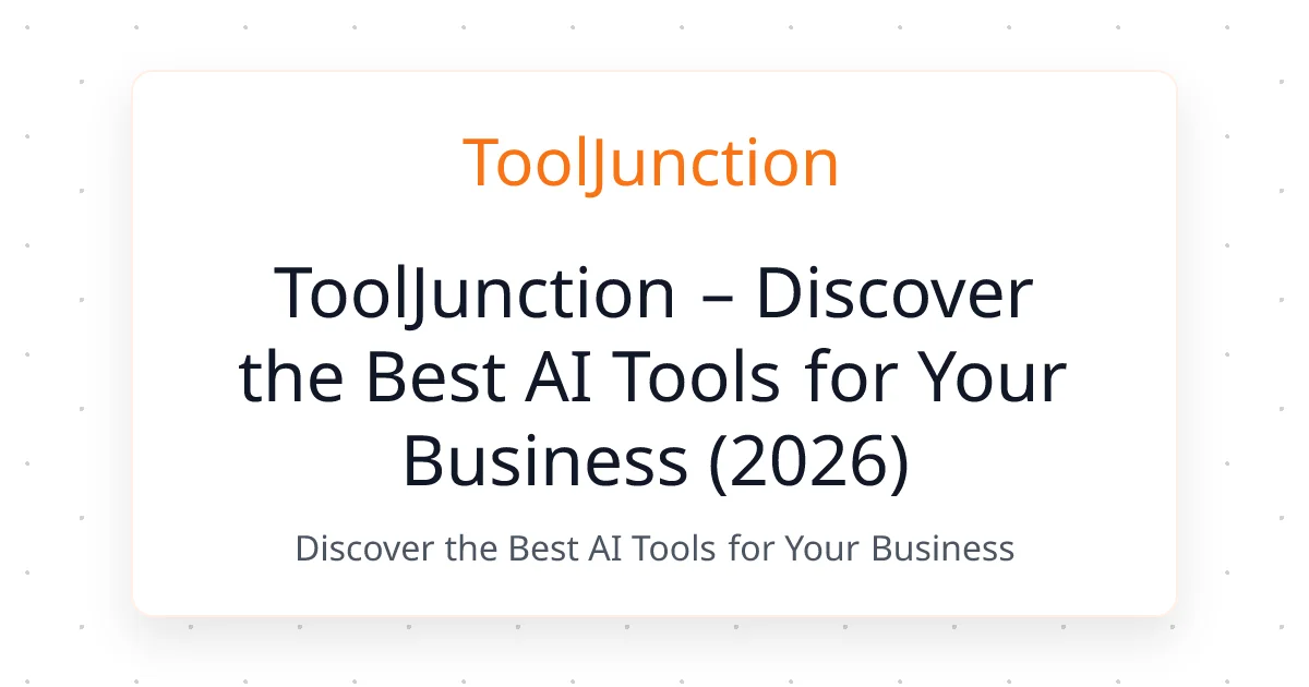 ToolJunction header image