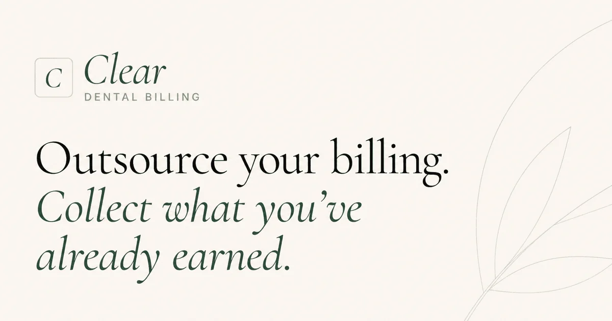 Clear Dental Billing header image