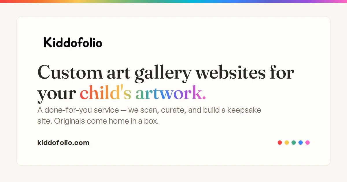 Kiddofolio header image