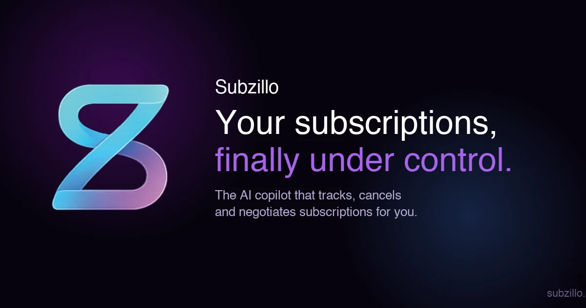 Subzillo header image