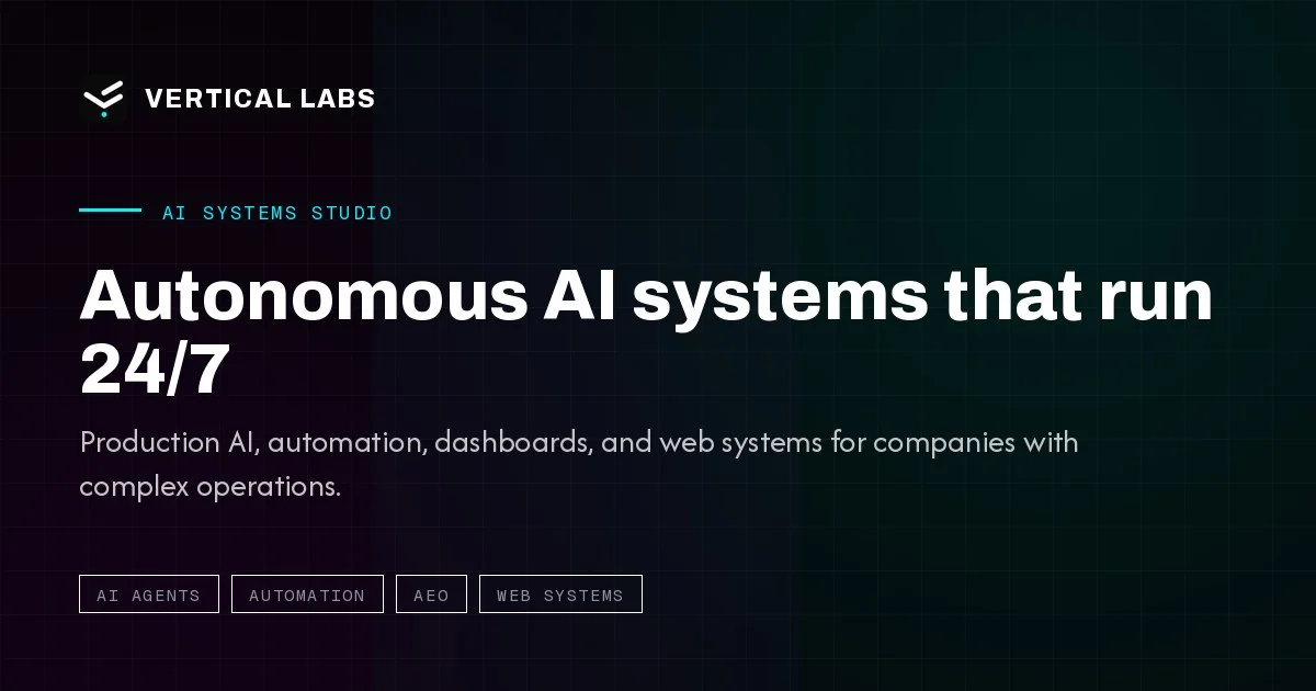 Vertical Labs header image