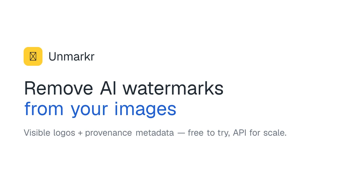 Unmarkr header image