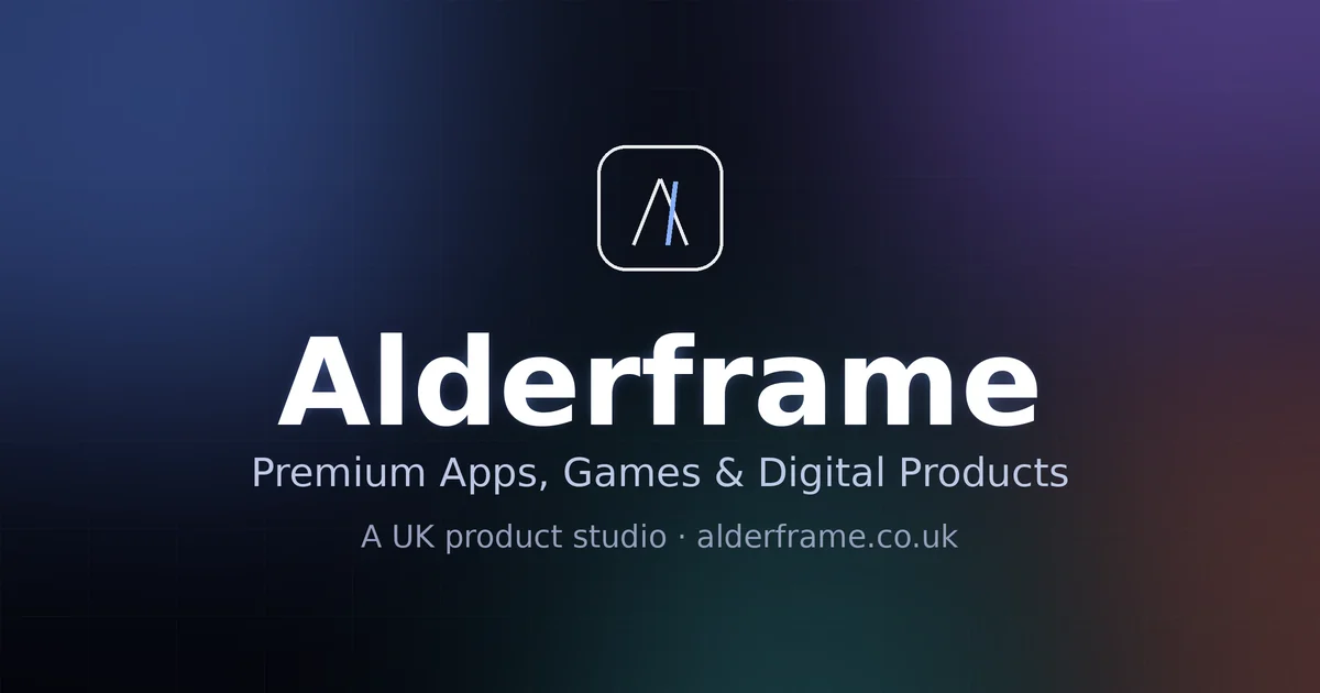 Alderframe header image