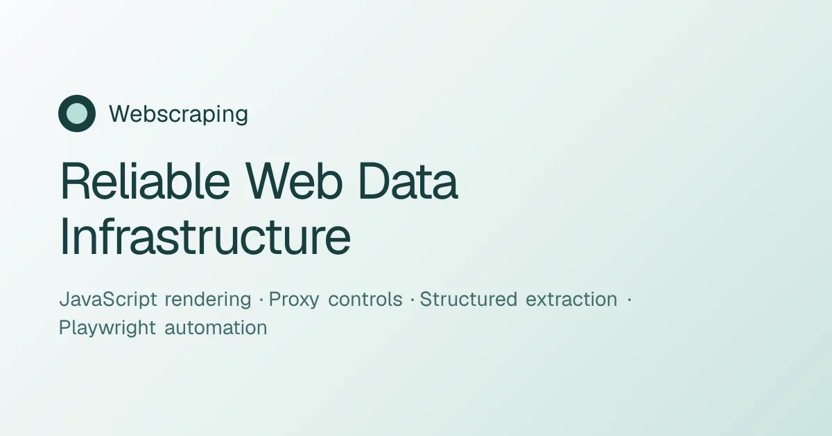 Webscraping header image