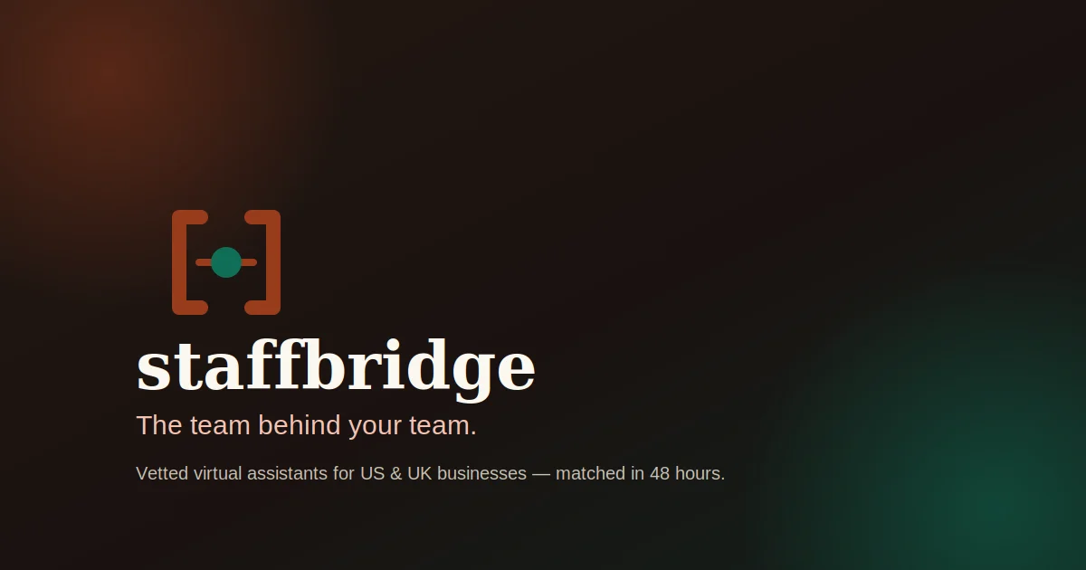 Staffbridge header image