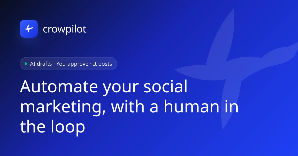 Crowpilot header image
