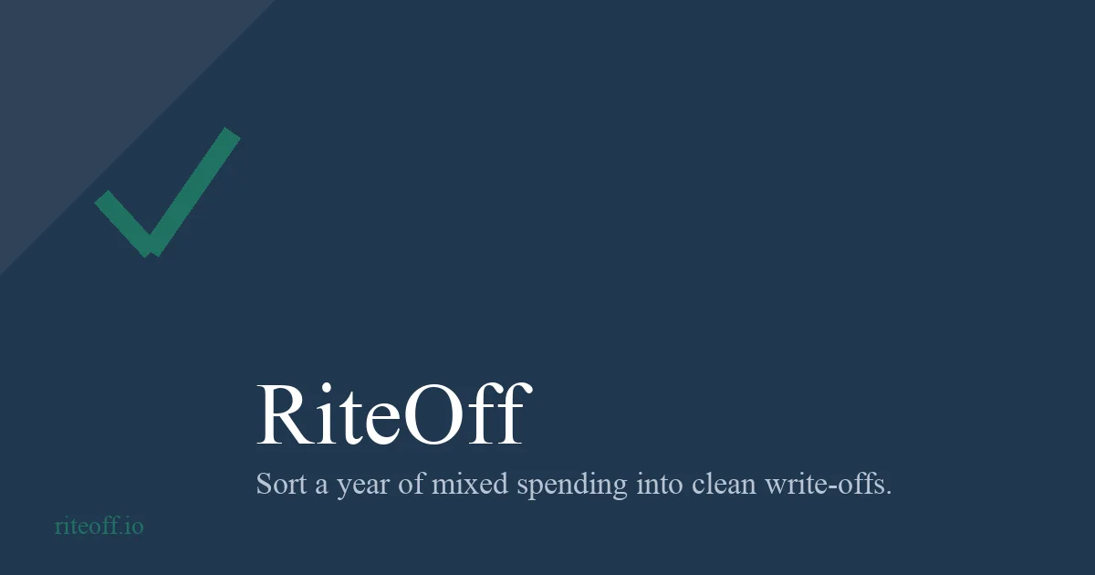 Riteoff header image