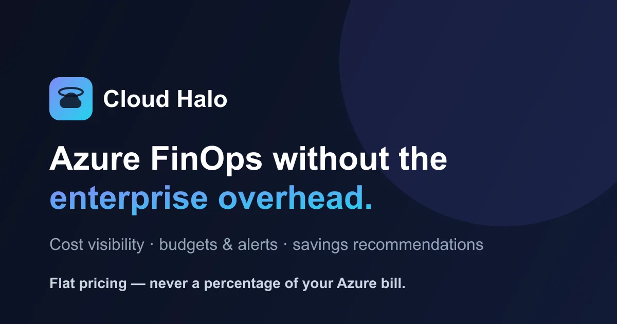 Cloud Halo header image