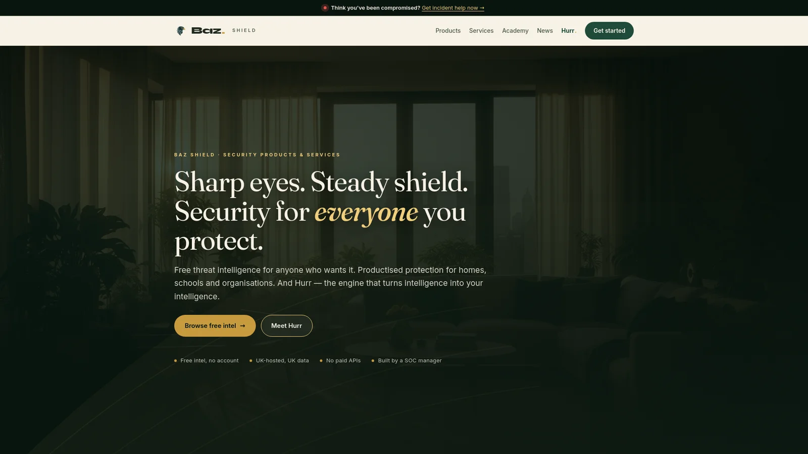 Baz Shield header image