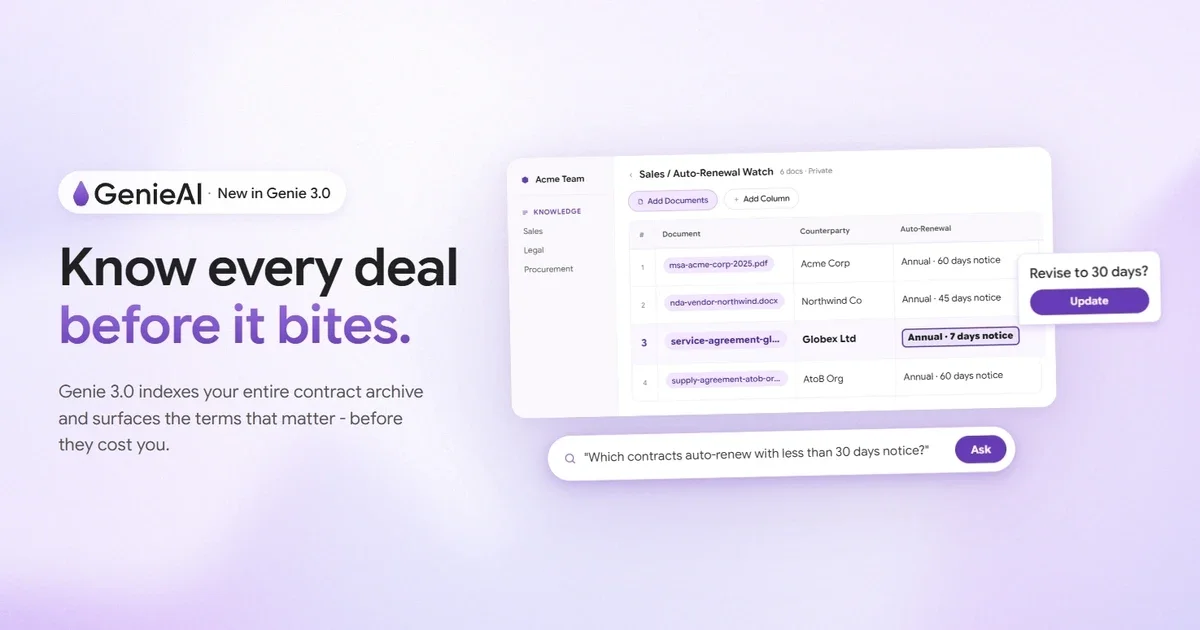 Genie AI header image