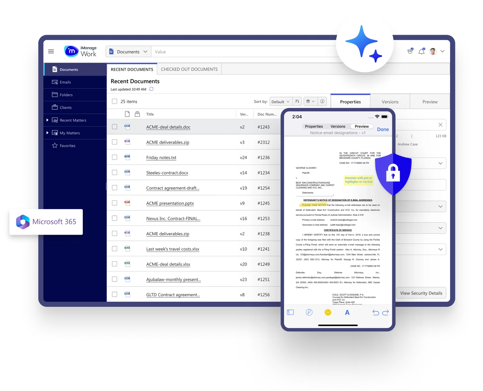 iManage Work header image