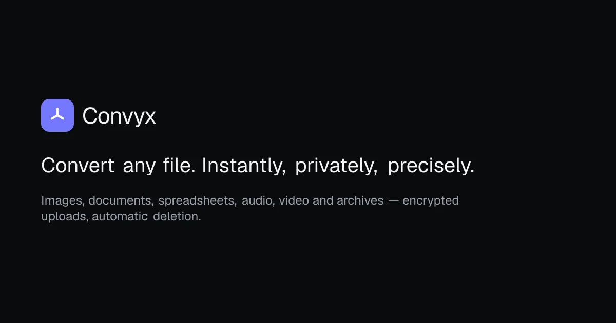 Convyx header image