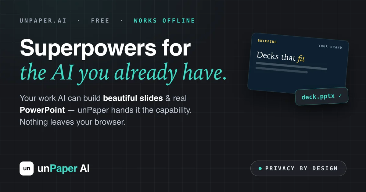 Unpaper header image