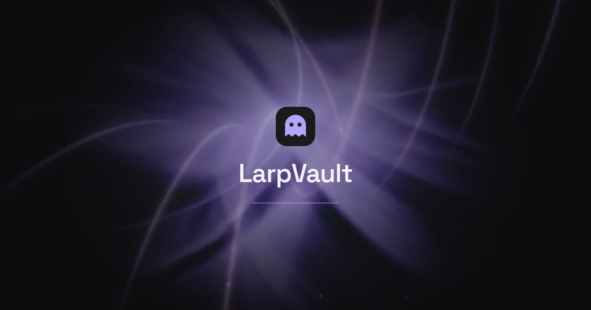 Larpvault pricing page