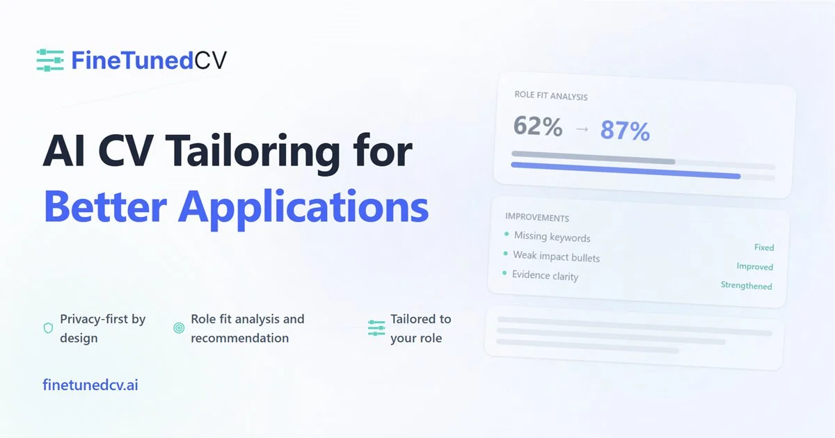 Finetunedcv header image