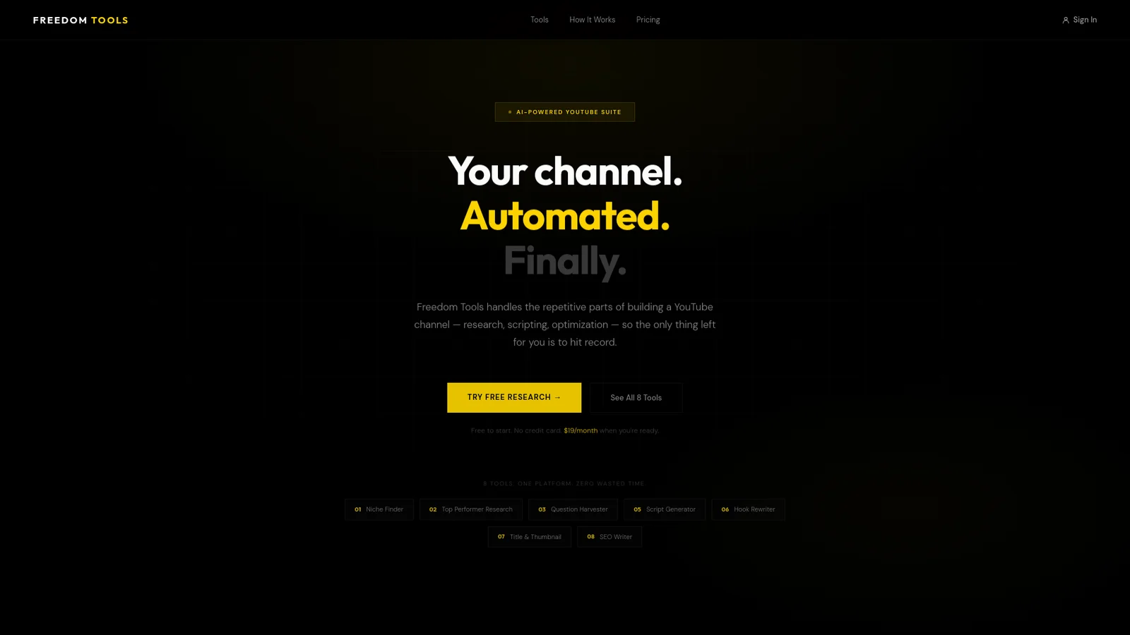 Freedomate header image