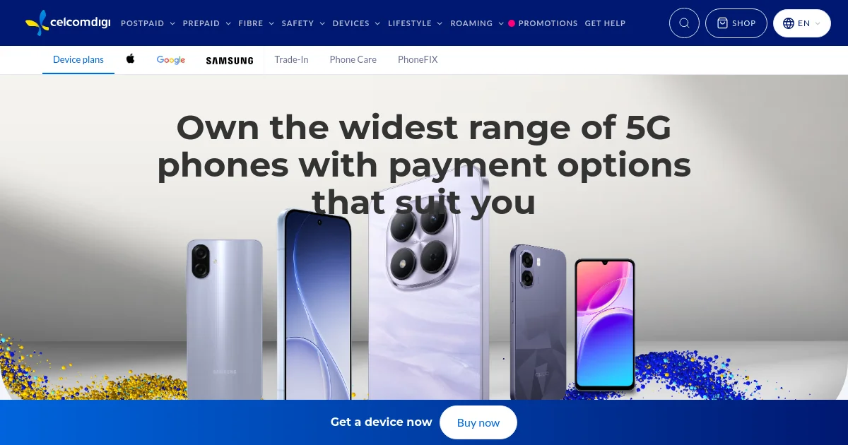 CelcomDigi Berhad pricing page