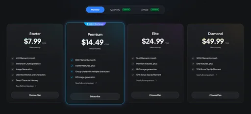 Meridian Realms pricing page