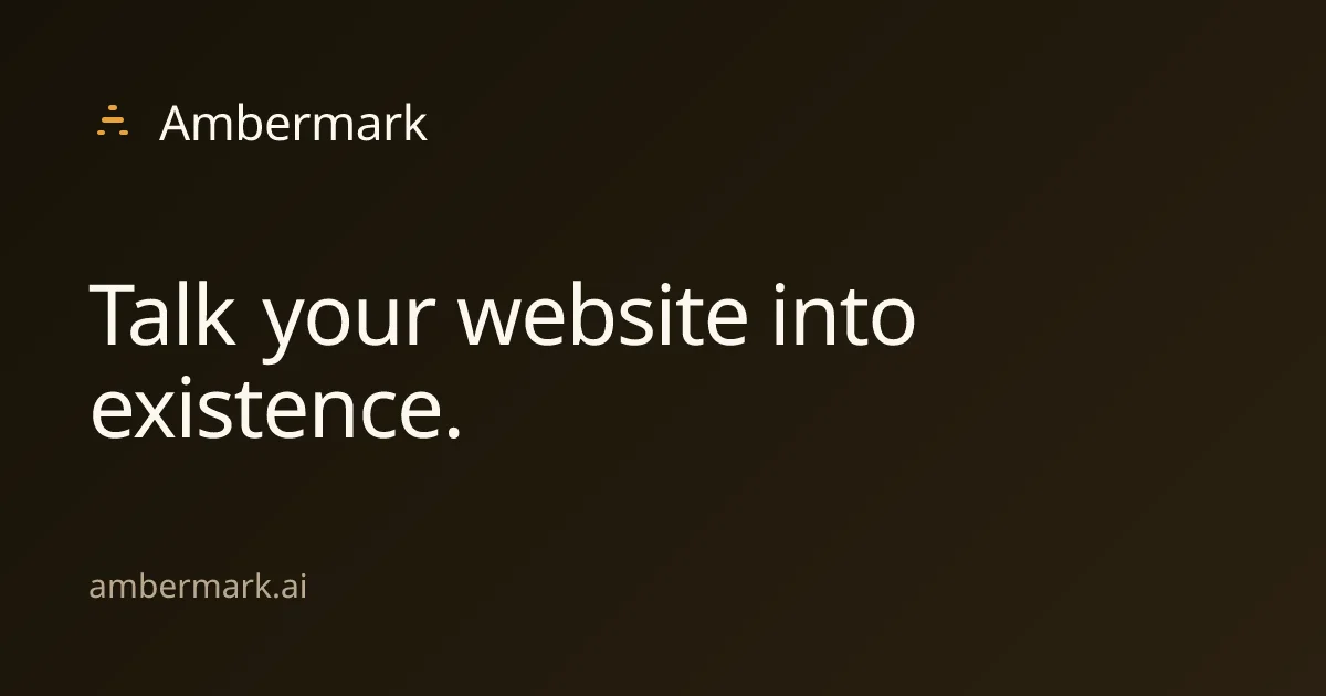 Ambermark header image