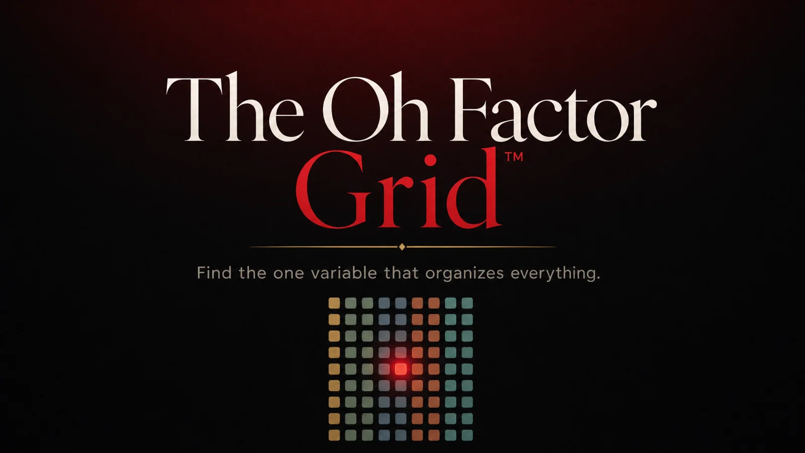 Ohfactor header image