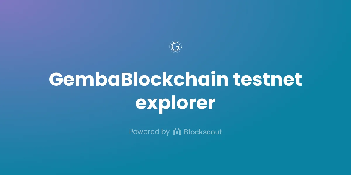 Gembascan header image