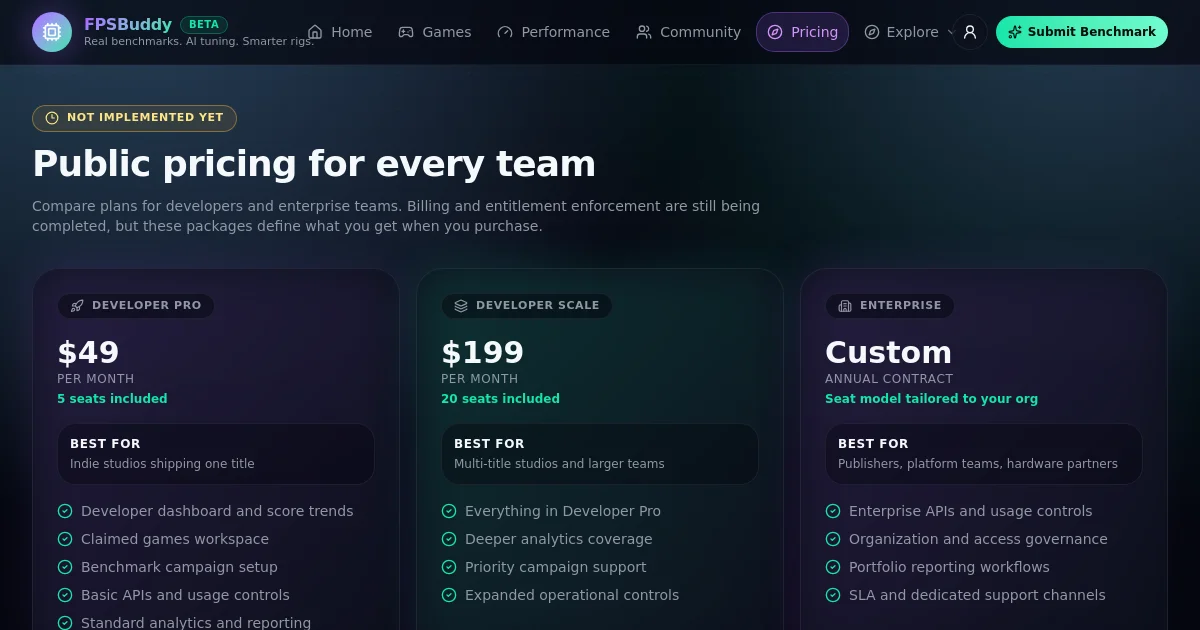 Fpsbuddy pricing page